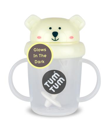 TUM TUM Tippy Up Free Flow Sippy Cup (No Valve) Sippy Cup for Toddlers 200ml BPA Free (Pete Polar Bear)