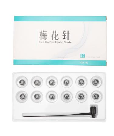 Hair needles plum flower skin hammer made of stainless steel with 12 replacement heads TCM vein wastes needles for hair loss medical physiotherapy - Buy Online on GoSupps.com