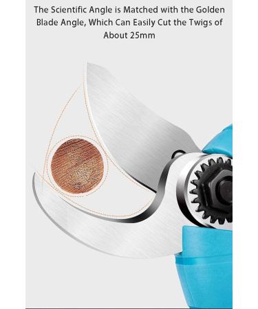 Electric Pruning Shears 16.8V 2Ah 0-25Mm Alloy Steel Professional Cordless Tree Branch Cutter Scissors Flowering Bushes Trimmers Small Gift - Buy Online on GoSupps.com