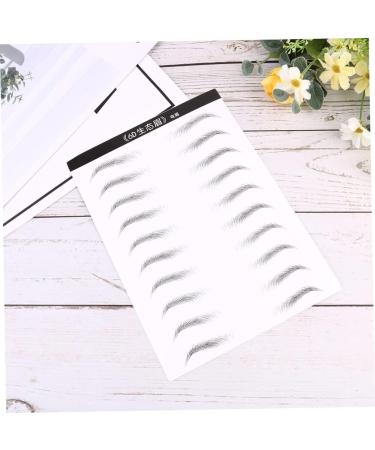 Ipetboom 6 Sheets Hair- Like Authentic Eyebrows Artificial Eyebrow Patch Eyebrow Stickers 6d Makeup Tools - Buy Online on GoSupps.com