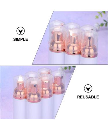 FRCOLOR 12pcs Plastic Foam Dispenser Bottle Empty Mini Foaming Pump Bottles Travel Cosmetics Refillable Containers for Shampoo Facial Cleanser Lotion (Rose Gold) As Shown - Buy Online on GoSupps.com