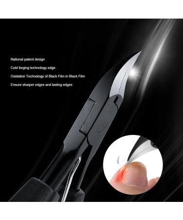 CHJHJKG Nail Clippers (Beauty) Stainless Steel Toenail Ingrown Nail Art Nipper Scissors Paronychia Dead Skin Remover Trimming Professional Foot Care Nail Tools - Buy Online on GoSupps.com