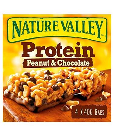 Nature Valley Protein Lot de 4 barres de chocolat et cacahu tes 40 g