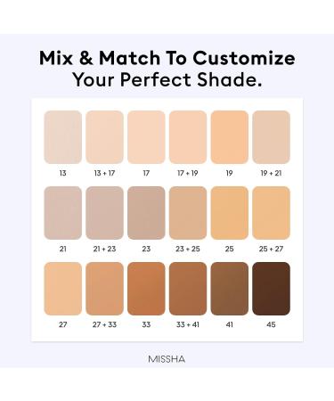 MISSHA M PERFECT COVER S rum BB CREAM No.21 Beige clair soin de la peau couleur hydratante complexe de superaliments couverture modulaire peau de cristal sans p - Buy Online on GoSupps.com
