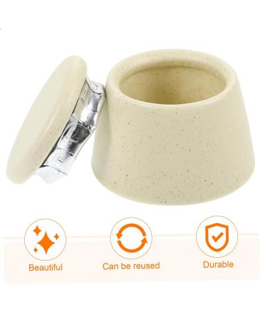 Ipetboom Japanese Manicure Brush Cup Nail Brush Dappen Cup Nail Dish Cups Acrylic Nail Dappen Dish with Lid Manicure Nail Dish Cup Nail Cup Ceramics Nail Supplies With Cover - Buy Online on GoSupps.com