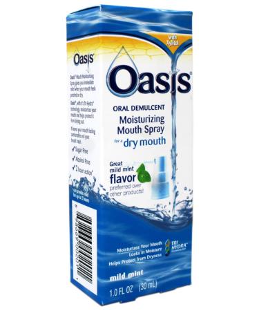 Oasis Mouth Moisturizing Spray Mild Mint 1 Fl Oz - Buy Online on GoSupps.com