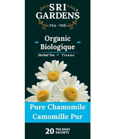 Sri Gardens Tea Pure Chamomile Tea Bags 20 count - Buy Online on GoSupps.com