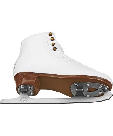 Women's Lake Placid Cascade Figure Ice Skates - White, Size 7 - Buy Online on GoSupps.com