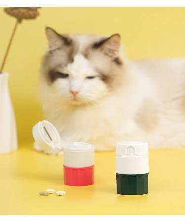 Culacos 3 in 1 Tablet Splitter Cutter & Crusher - Pink | Efficient & Convenient Tablet Management - Buy Online on GoSupps.com