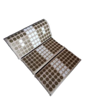 Dunlap massage cushion linen cotton zip acupressure matt back pain relief healthcare acupuncture pillow massager tool massage pillow linen cotton mat