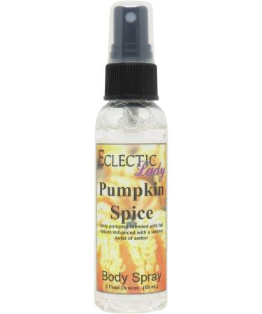 Pumpkin Spice Body Spray 2 ounces Body Mist for Women with Clean Light & Gentle Fragrance Long Lasting Perfume with Comforting Scent for Men & Women Cologne with Soft Subtle Aroma For Daily Use