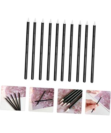 TOVINANNA 100pcs Disposable Eyeliner Makeup Brush Applicator Fiber Eyeliner Brush Cosmetic Eye Sticks Eyeliner Brush for Girl Eyeliner Brush Head Fiber Eyeliner Head Makeup Eyeliner Brush - Buy Online on GoSupps.com