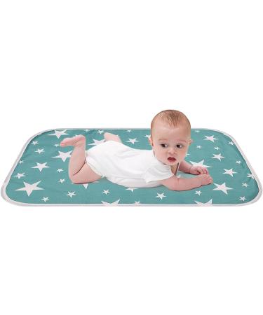 3 Pcs Waterproof Baby Changing Pad Mat Set - Foldable 19.6''X27.5'' Reusable Washable Liners for Indoor Outdoor Travel - Buy Online on GoSupps.com
