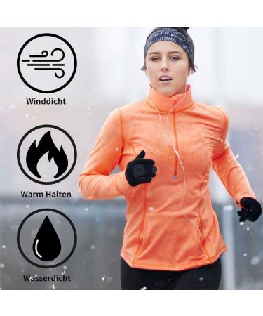 Buy KITBEEZ Warm Winter Sports Gloves - Touchscreen Anti-Slip Waterproof Bicycle & Ski Gloves for Men - Buy Online on GoSupps.com