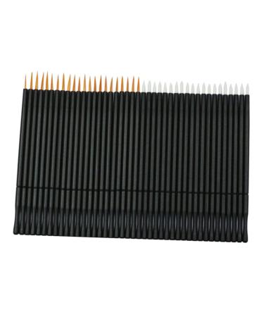 FOYTOKI 100pcs Eyeliner Eyeshadow Liner Brush Makeup Lip Gloss White Eye Liner Makeupset Eye Gel 15cmX10cm Orange