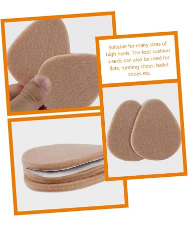 Beaupretty 3 Pairs Forefoot Pads for Women - Wool Metatarsal Cushion Inserts for High Heel Comfort | Adhesive Felt Ball Pads - Buy Online on GoSupps.com