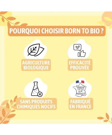 BORN TO BIO Gift Set Argan Oil + Castor + Jojoba + Almond + Monoi Multi-Use Body and Hair Care Oils Beauty Box 5 x 50 ml Certified Organic Made in France - Buy Online on GoSupps.com