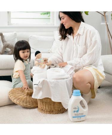 Natural Laundry Detergent Unscented - 100% Organic Vegan & Biodegradable - Safe for Babies Pets & Kids - EWG Certified (2 Pack - Buy Online on GoSupps.com