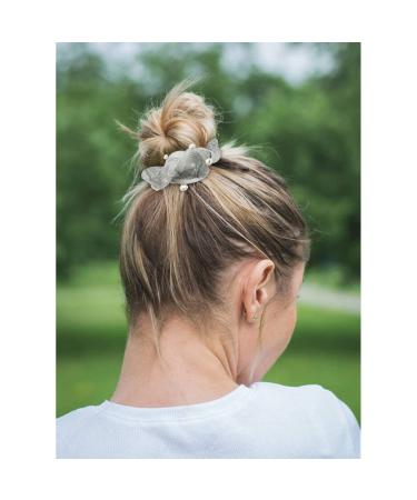 Sparkly Pearls Stretchy Lace Hair Scrunchies Set - 9 Pack for Women and Girls - Buy Online on GoSupps.com