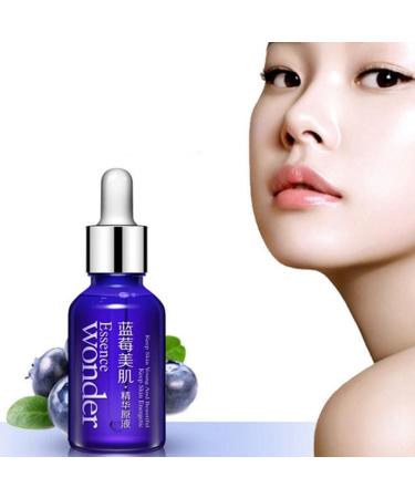 BIOAQUA Blueberry Serum - Hyaluronic Acid Anti-Aging Moisturizer | 15ml Collagen Skin Care Essence - Buy Online on GoSupps.com
