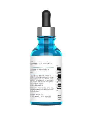 NeoCell Niacinamide Hyaluronic Acid Serum | 2 fl oz | Plus Zinc | Moisturizing Formula | for Face and Neck | Advanced Skincare - Buy Online on GoSupps.com
