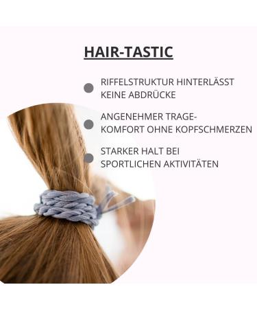 Bellody Original Hair Tie - Stylish Braided Hair Ties with Strong Hold (4-Pack - Urban Gray) | Women's Light Gray Hair Accessories - International Shipping Available - Buy Online on GoSupps.com