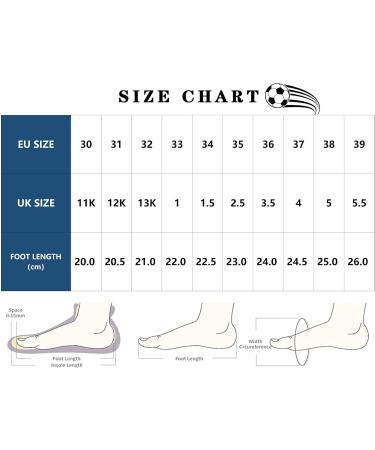 Sainilei Children Soccer Shoes - Boys FG/AG Outdoor Football Shoes & Men's TF Professional Training Shoes 30 EU S2325TF GOLD - Buy Online on GoSupps.com