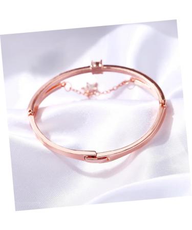  HAPINARY Unique Star-Shaped Bracelet Crystal Alloy Hand Chain Vintage Style Rose Gold Jewelry for Women and Girls - Buy Online on GoSupps.com