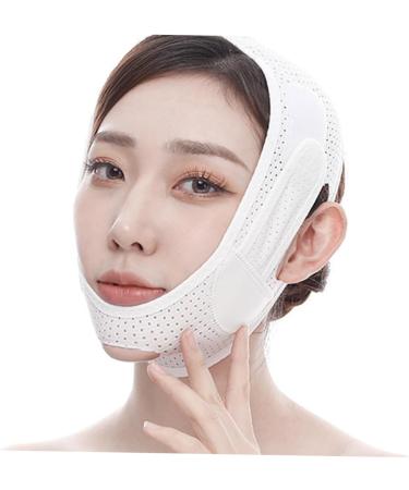 DOITOOL 1pc Face Shaping Belt Facial Slimming Chin Lift Belt Professional -lift Strap V Line Lifting Belt Facial Beauty Supply Women v Line Strap White Far Fabric - Buy Online on GoSupps.com
