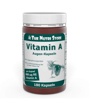 Vitamin A 800 g eye capsules 180 pcs. - Supports the maintenance of vision