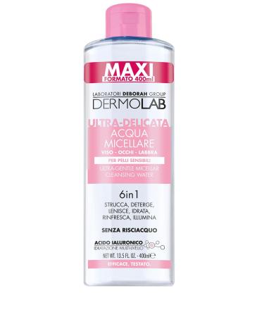 Dermolab Acqua Micellare Facial Water - Eyes - Very soft lip for sensitive skin Maxi size 400ml