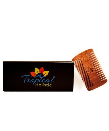 Natural Beard Grooming Kit for Men | 3-in-1 Set with Boar Bristle Brush Wood Comb & Hair Treatment Oil | Travel-Friendly - Buy Online on GoSupps.com