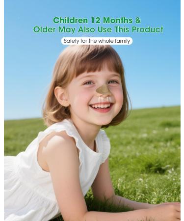 MQXUNMI 24 Count Sinus Relief Patch Natural Kids Nasal Strips for Congestion Essential Oil Stick-On Patches for Kids & Adults Breathable Hypoallergenic Nose Strips - Buy Online on GoSupps.com