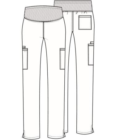Cherokee Maternity Scrub Pants for Women - Soft Stretch Workwear for Professionals - Size Large, Black - WW220 - Buy Online on GoSupps.com
