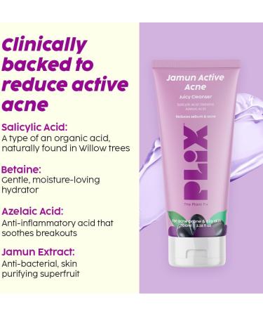 PL'IX - THE PLANT FIX Jamun Face Wash and Acne Marks Serum Combo(100ML + 30ML) For Acne spots & Oil Control For Breakouts | Oily & Acne Prone Skin | Women & Men - Buy Online on GoSupps.com