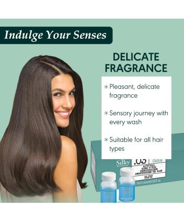 SILKY Technobasic .03 Organic Restructuring Hair Oil Wash-Hair Growth Oil for Frizz Control-Paraben Phthalate and Sulfate Free Moisturizing Hair Oil for Dry Hair-Pre-Wash Hair Oil 10 ml x 10 Pieces - Buy Online on GoSupps.com