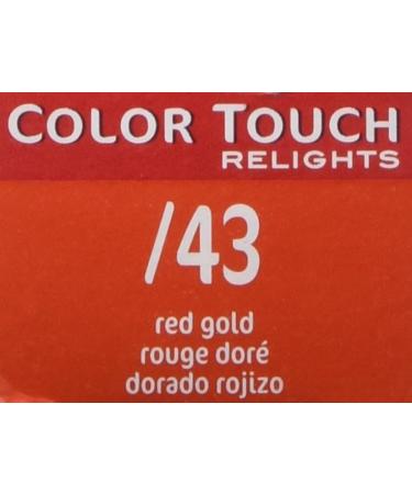 Wella Touch Relights Hair Color 43 Red Gold 2 Ounce - Buy Online on GoSupps.com