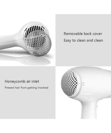 Hair Dryer 2200W Ionic Professional Blow Dryer with Air Nozzle 2 Speed 3 Heat Settings and Cool Shot Button Powerful AC Motor Fast Drying for Men and Women Home and Salon Small Gift - Buy Online on GoSupps.com