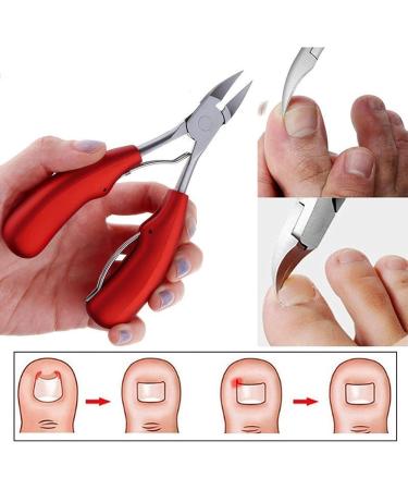 SVAASA Nail Clippers Toe Nail Clippers Nail Correction Thick Nails Ingrown Toenails Nippers Cutters Dead Skin Dirt Remover Pedicure Care Tool - Buy Online on GoSupps.com