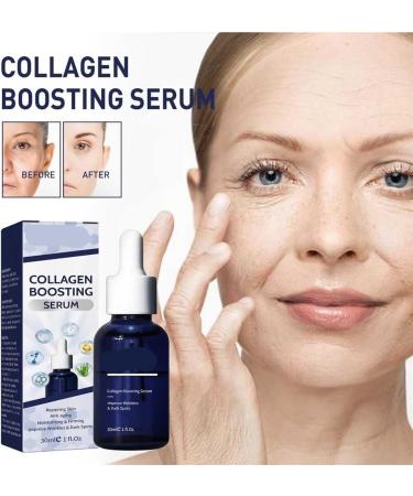 Collagen Boosting Serum emove Wrinkles On Your Face And Body. It Encourages Cell Reborn Which Helps You To Rewind The Age. (Color : 1Count (Pack of 1)) - Buy Online on GoSupps.com