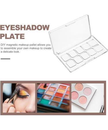  DECOMELODY Transparent Makeup Palette Portable Storage Box for Eyeshadow Lipstick Blush Secure Lockable Travel Container for DIY Mix & Match - Buy Online on GoSupps.com