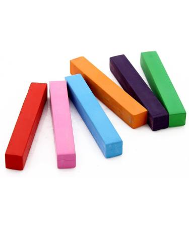 Trimming Shop Temporary Hair Chalk Colour Pastel Hair Dye - Non-Toxic Halloween Salon Hair Color Set - Washable Dye Pack for Birthday & Makeup - 6pcs, Pack of 1 - Buy Online on GoSupps.com