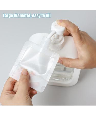 30/50/100ml Shampoo Makeup Fluid Sub Bottle Transparent Clamshell Packaging Bag Refillable Squeeze Pouches Portable Plastic Travel Fluid Pouches for Lotion Shampoo Face Cream-20pcs (30 ml) - Buy Online on GoSupps.com