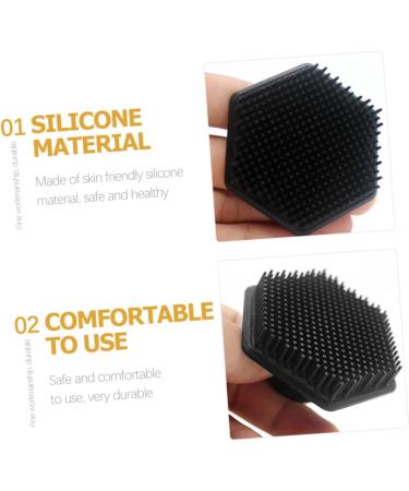 Ipetboom Silicone Face Brush Body Scrubber Silicone Facial Cleansing Brush Shower Exfoliator Silicone Facial Scrubber Hair Silica Gel Deep Cleaning Miss Multifunctional Brush - Buy Online on GoSupps.com