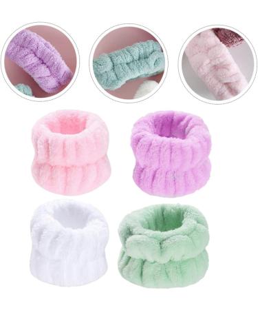 Healeved 20 Pairs Wristband Wrist Washband Shower Hair Band Supple Wrist Strap Towel Headband Small Toy Fridge Skincare Headbands Face Wash Wrist Band Miss Wipe Sweat Sweatband Plush - Buy Online on GoSupps.com