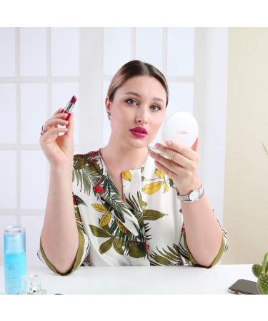 TOUCHBeauty Rechargeable Makeup Mirror with Light | 1x/2x Magnification | Compact & Ultrathin for Travel - Buy Online on GoSupps.com