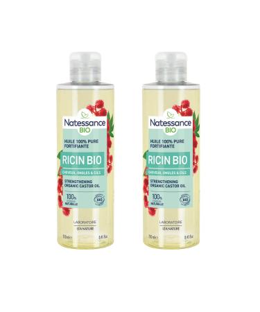 Natessance - Huile de Ricin Fortifiante Naturelle 250 ml - Lot de 2