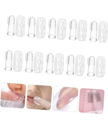 Fomiyes 10 Sets Fingerbrush for Babies - Fingerling Mouth Cleaning & Massage Device - Portable Baby Toothbrush - Ideal Travel Set - 1 Transparent Pack - Buy Online on GoSupps.com