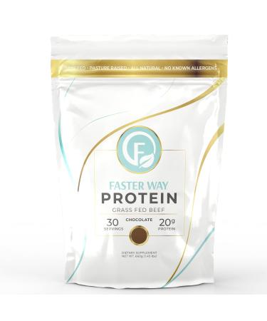 | Grass Fed Protein Powder Chocolate Flavor Dairy-Free Alternative to Whey Protein Powder Pure Hydrolyzed Beef Protein Isolate with All 9 Essential Amino Acids. Non-GMO - 660g