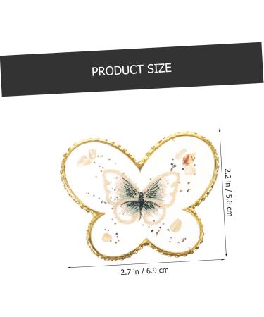 tool gel nail oil nail polish manicure color mixing pallet nail painting palette nails polish pallet nail painting pallet nail display palette resin Pentagram nail art 6.9x5.6cm Golden - Buy Online on GoSupps.com